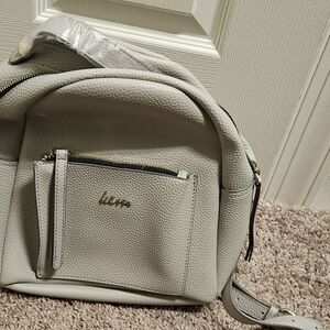 Elegant Gray Women Backpack
